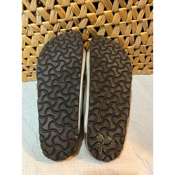 Birkenstock Arizona Big Buckle – Metallic Silver – EU 40 Narrow / US Women’s 9 - Picture 3 of 4